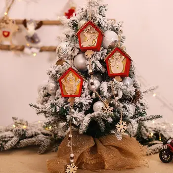 Juleudsmykning Træ-Hængende Vedhæng Xmas Tree Bell Christmas Tree Decor Festival Fest Ornement