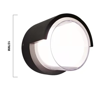 Kenlux 7W LED-væglampe Udendørs Vandtæt IP65 Veranda, Have væglampe & Indendørs Soveværelse Sengen Dekoration Belysning Lampe -I 34703