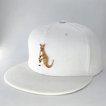 LDSLYJR kangaroo dyr broderi bomuld Baseball Cap hip-hop cap Justerbar Snapback Hatte til mænd og kvinder 191 4148
