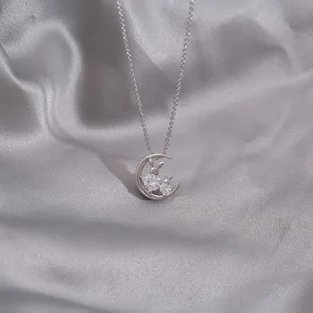 LISM 925 Sterling Sølv Blændende Cubic zirconia Kanin Vedhæng Halskæde Til Kvinder Choker Bryllup Smykker Engros 2020