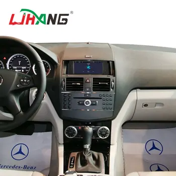 LJHANG Bil DVD-Afspiller Android 10 For Mercedes C200 C180 W204 2007-2010 GPS Navi WIFI Mms-1 Din Bil Radio Stereo Auto 9661