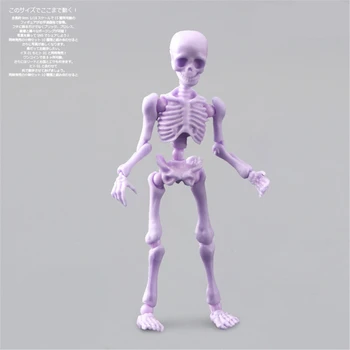 Løsøre Mr. Bones Skelet Menneske Modeller Kranie Full Body Mini Figur Toy Halloween L9CD 3461