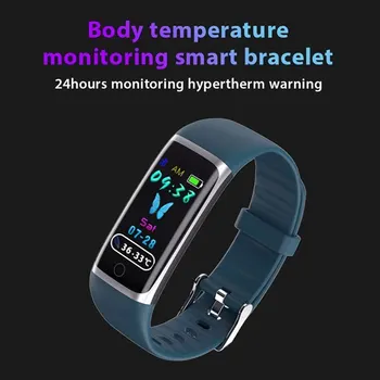 M9 3D Farverige Skærm, Real Time kropstemperatur Smart Armbånd Fitness Tracker Smart Fitness Ur 6842