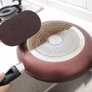 Magic Sponge Viskelæderet til at Fjerne Rust Rengøring Bomuld Køkken Gadgets Tilbehør Afkalkning Rydde Rub Pot Køkken Værktøjer