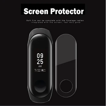 Matteret film For Xiaomi Mi band 3 smart armbånd Skærm Protektor Til Xiaomi Mi band 3 Anti-ridse Beskyttende Film 3pcs / 5pcs 12734