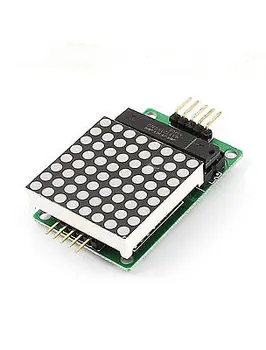 MAX7219 Dot LED Matrix Display MCU Kontrol Modul DIY Kit til Arduino 27148