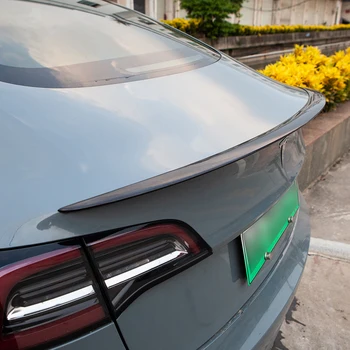 Model3 tesla Bilens Bagagerum Wing Spoiler For Tesla Model 3 Tilbehør Spoiler, Ægte Carbon Fiber Tesla Model Tre Nye 2020