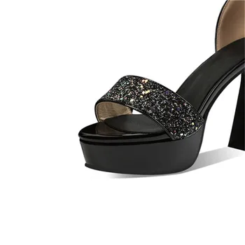 MORAZORA Stor størrelse 33-42 2020 fashion kvinder pumper tyk høje hæle platform elegant party sko sommeren damer, sandaler 26119