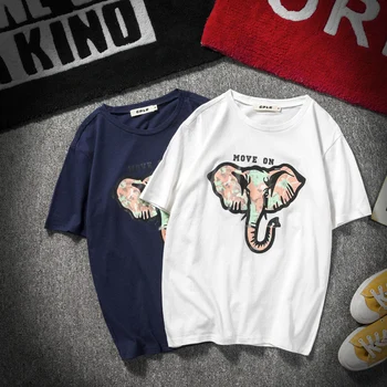 Mænd Mode Hot 2020 T-Shirt 3D Elefant Tegnefilm Print Mønster, Herre T-Shirts Stilfulde Bomuld kortærmet Unge Toppe Tee #1609