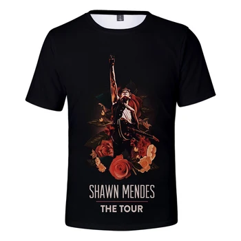 Mænd og Kvinder 3D-T-Shirt Shawn Mendes T-shirt Plus Size Camisetas Mujer Poleras De Mujer Hip Hop Tshirt Kvinde T-shirts, Toppe 2329