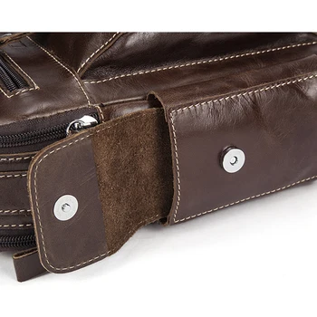 Mænds Taske Læder Håndtaske Mænd i Ægte Læder Skulder Messenger Bag Crossbody Rejse Taske Designer Håndtasker i Høj Kvalitet