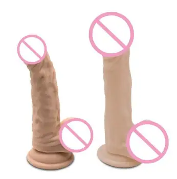 New Høj Kvalitet Hud følelse Realistisk Penis Dildo Med sugekop sexlegetøj til Kvinde Sex Produkter Kvindelige Onani Cock 20770