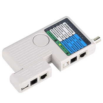 Ny Fjernbetjening RJ11-RJ45-USB, BNC LAN-Netværk kabeltester til UTP STP LAN-Kabler Tracker Detektor