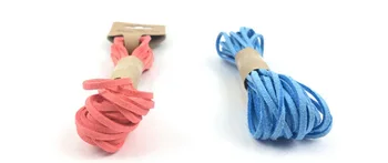 Nye 12 Farve 2,6 mm 5m Fladskærms Faux Ruskind koreanske Velour Læder Tråd Materiale, der Anvendes til fremstilling af Armbånd, Halskæde DIY Vævning Reb