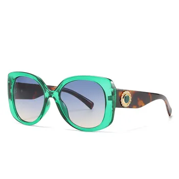 Nye Fashion Brand Solbriller Mænd Kvinder Square Kørsel Briller Brand Designer Luksus UV400 Sol Briller Vintage Gafas Feminino