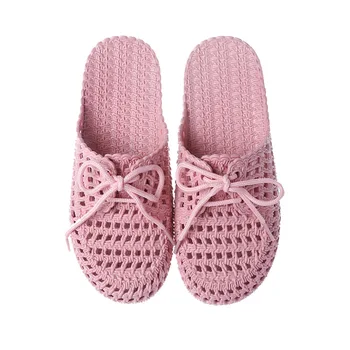 Nye sommer hul sko kvindelige sandaler studerende fladskærms mødre sko stranden fod sandaler hjem dame, tøfler 31999