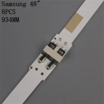 Nyt Kit, 8 STK LED-baggrundsbelysning strip for Samsung UE48J5200 UN48J5000 LM41-00120Q LM41-00149A LM41-00120P LM41-00150A BN96-37296A 8948