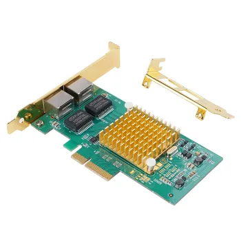 ORICO netkort PCI-E Express-Kort 2 PCIE Port Gigabit Netværkskort INTEL I350 10M/100M/1000M PCIE RJ45 Adapter Til PC 18595