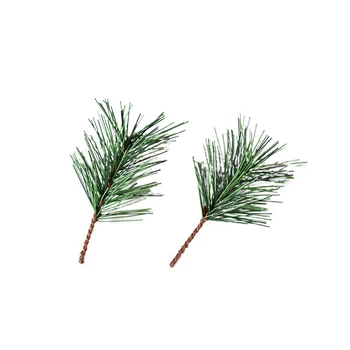 Pine Kunstig Blomst Plante Falske Blomster Gren Til juletræ Have Tilbehør til Udsmykning DIY Scrapbog Home Decor 848