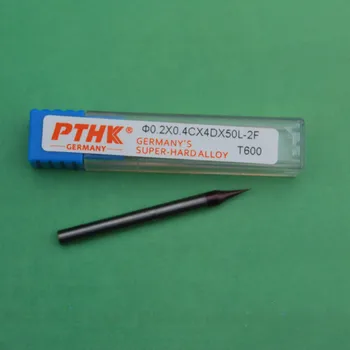 PTHK stier fladskærms kniv wolfram stål cutter / computer gonger behandling af 0.2X0.4CX4DX50L-2F
