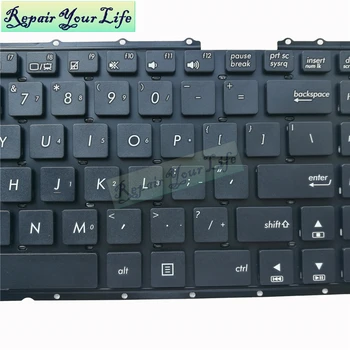 Reparation Liv laptop tastatur til Asus X401 X401A X401U X401EI X401EB X401E1 OS tastatur sort 6877
