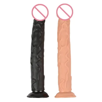 Sex Super Store Dildoer 35*5,3 CM Realistisk Penis Hest Dildo Med Kraftig sugekop sexlegetøj til Kvinde Kvinde Onani Pik. 31785