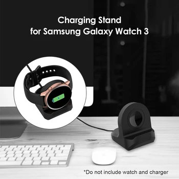 Silikone Ur Opladning Cradle Dock Stand Opladning Smart Ur Beslag Holder til Samsung Galaxy Se 3 Aktiv 1 2 14784