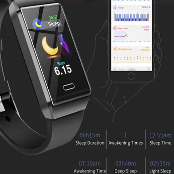 Smart Armbånd X9 Real tid, puls, Blodtryk Overvåge Smart Band Vækkeur Vandtæt GPS-Sport Fitness Tracker