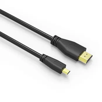 Smukt Designet Holdbar 0,5 M Mikro-Type HDMI-kompatibel Til HDMI-kompatibel Mand Adapter Omformer Kabel 48319