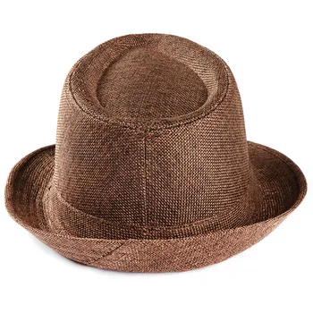 Sombreros Hat Cap Unisex Trilby Gangster Sol Strå Hatte Band Solhat sombrero Panamá gorro para parejas шапка 29180