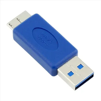 Standard USB 3.0 Type A-han til Micro USB 3.0 B hanstik Stik Adapter USB3.0 Converter Adapter ER til MicroB 6469