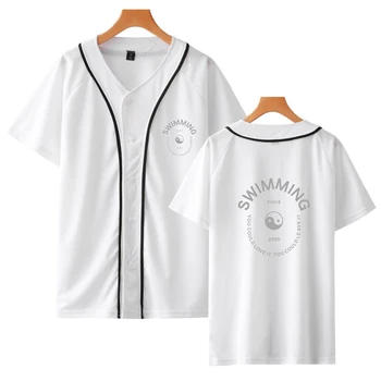 Svømning Skudsikre Ungdomsklub Team Samme Stil Baseball Shirt Mænd/Kvinder Tøj, Løs, Afslappet Harajuku T-Shirt 2018