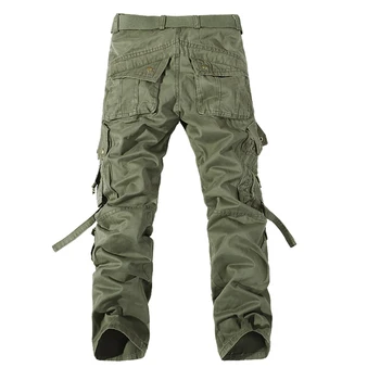 Taktisk bukser mænd Multi-lomme vasket overalls mænd løs bomuld bukser mandlige cargo bukser til mænd bukser,størrelse 28-42