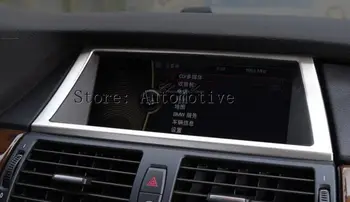 Til BMW X6 E71 Indvendige Betjeningspanel GPS Navigation Frame Cover Trim 2009-