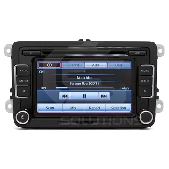 Til VW Golf Passat CC Tiguan Polo Oprindelige Bil Radio RCD510 FM-CD-MP3-Afspiller, AUX, USB/ KODE Nr bagfra