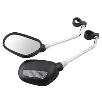 Universal Offentlig Cykel-Spejle Bakspejl Styret Fleksibel Sikkerhed Tilbage Spejl Reflektor Blind For Harley Bobber