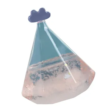 Vejrudsigt Crystal Storm Glas Desktop Prædiktor Storm Flaske Barometer Gennemsigtig Dråbe Storm Til Hjemmet Art Dekoration 22109