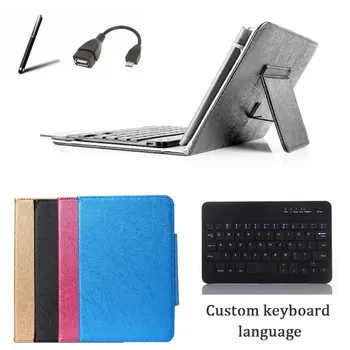 Wireless Keyboard Cover Stå Tilfældet for Lenovo A7-50 7 tommer Tablet Tilfælde Bluetooth-Tastatur +OTG+Stylus 29293