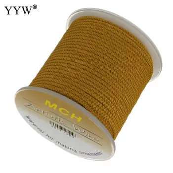 YYW 15m/Pc 2mm Nylon Snor 8 Farve String Tråd Plast String Rem Beading Wire Diy Reb Perle Halskæde Armbånd Smykker at Gøre 13083
