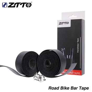 ZTTO Road Bike vibrationsdæmpende Anti-Vibration EVA, PU Styret Cykling Bar Tape Wrap Med 2 Bar Plug Bicicleta Accessaries 32446