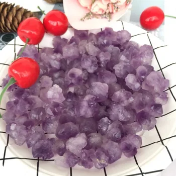 200g smukke naturlige ametyst kvarts Krystal smykkesten blomst meditation, reiki healing krystal sten-prøve i hjemmet indretning