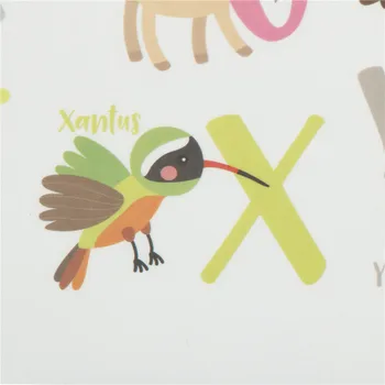 2018 Nye Farverige 26 Bogstaver I Alfabetet Wall Stickers Kids Rooms Nursery Room Decor Børn Vægoverføringsbillede Kunst Plakat Gave Tegnefilm