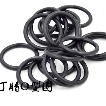 20pcs 3.1 mm wire diameter, sort silikone O-ring 30 mm-39mm OD vandtæt isolering elastik Olie og slid modstand fo