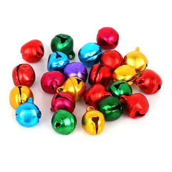 300pcs 10mm Jingle Bells Løse Perler For Små Festival Party Dekoration/juletræspynt/DIY Håndværk Tilbehør