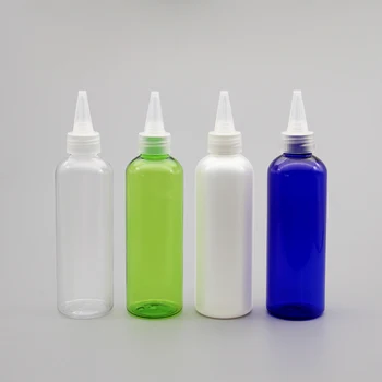 30X200ml Pegede Cap Plast pearl klare blå grøn Flaske Kosmetiske Flasker PET Prøve Dropper det Væsentlige Olie Flydende Lotion flaske