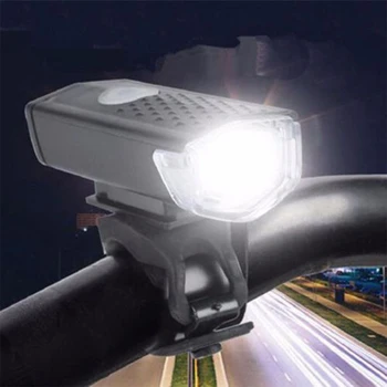 360 Graders Roterende USB-LED-bike Cykel Foran baglygten Sikkerhed Nat Ridning Lys