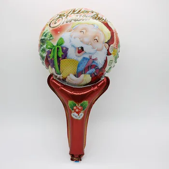5pcs julefrokost Hånd Stick Ballon med at Fejre Nyt År er Jul, Legetøj til Børn Stick Balloner Festival Indretning af Forbrugsstoffer