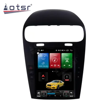 AOTSR For Dodge Rejse Fiat Freemont Android 9.0 Tesla stil Lodret HD-skærm Bil GPS Navigation Carplay Hurtig boot