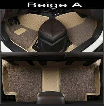 Bilens gulv måtter til Honda FIT CRV CR-V, HR-V Vezel 5D sepcial bil styling tæppe tæpper, væg-liners(2008-)