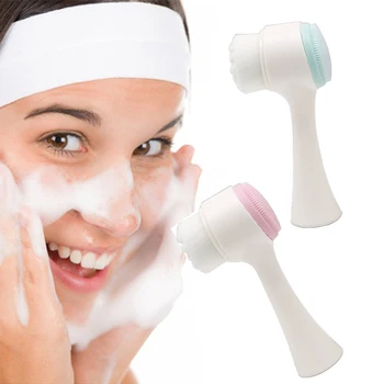 Bløde Ansigt Udrensning Makeup Børste Børste Bærbare Renere Ansigt Børste Huden Pleje Af Ansigt Massage Børste Vask Enhed